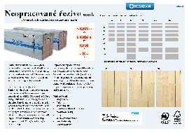 Nabízíme řezivo - finská borovice, okamžité dodání