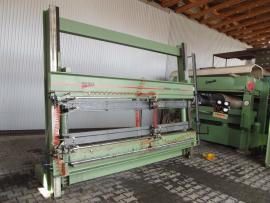 Rámový lis na I-profiloch 2800x2000mm s dodatočnými prítlakm