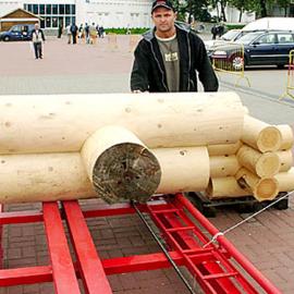 Roundt Jumbo Kompletní stroj pro výrobu Srubové kulatiny