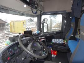  lesovůz Scania a klanicový návěs Svan