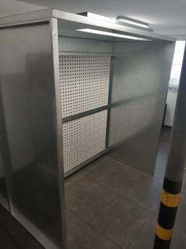Stříkací kabina odsávací stěna
