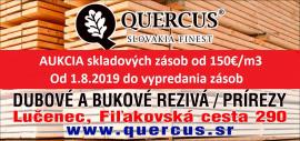 Výpredaj dubového a bukového reziva /prírezov 