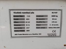 Viaclistová rozmietacia píla