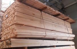 Smrková lamala 53x53 mm v délce 3-4m