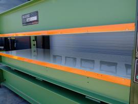 Dyhovací lis ORMA 3500x1300mm plošný olejové ohrievanie