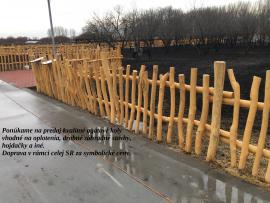 Predám agátové stlpy-koly, žrde, ohradníky. Doprava celá SR 19,- Eur.