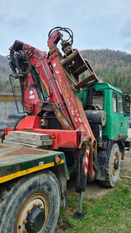 Súprava na prepravu dreva Tatra 6x6