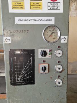 Dyhovací lis SIMI 2500x1300 elektrický dvojetážový