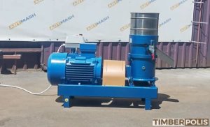 Peletovaci lis dřevních pilin / krmiva / zemědělského odpadu (15 kW)