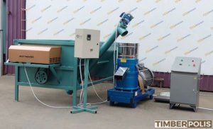 Peletovaci lis dřevních pilin/krmiva/zemědělského odpadu (37 kW)+ měkký start