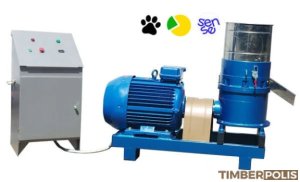 Peletovaci lis dřevních pilin/krmiva/zemědělského odpadu (37 kW)+ měkký start