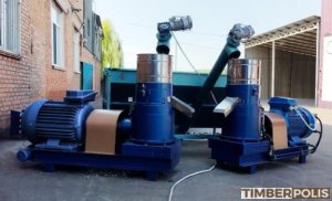 Peletovaci lis dřevních pilin/krmiva/zemědělského odpadu (37 kW)+ měkký start