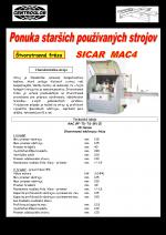 Fresadora - cuadrilateral - cepilladora SICAR |  Herramientas de carpintería | Maquinaria de carpintería | CENTROGLOB, s.r.o.