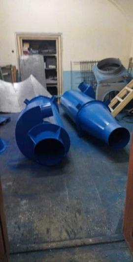 Odsávacie zariadenie Cyklonový odlučovač pílin  |  Sušiarne, vzduchotechnika | Drevoobrábacie stroje | Juraj polovka šneky výroba 