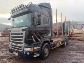Lesovoz Scania R450 |  Prepravná a manipulačná technika | Drevoobrábacie stroje | Tartak Drewbud
