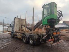Lesovoz Scania R450 |  Prepravná a manipulačná technika | Drevoobrábacie stroje | Tartak Drewbud