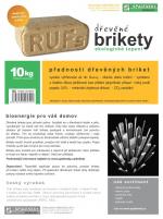 Briquetas 150 x 60 x 100 |  Combustible, leňa | Spálenský-dřevěné lišty s.r.o.