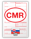 Medzinárodný nákladný list CMR (english & slovenčina)